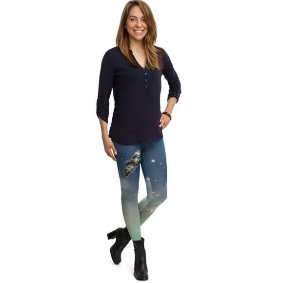 NEW Firefly Universe Serenity Women's Leggings Space Stars Size Medium - Picture 3 of 10